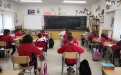 Fotografía de una de las aulas del centro de enseñanza concertado de infantil, primaria, secundaria y bachillerato Corazón de María de Zamora